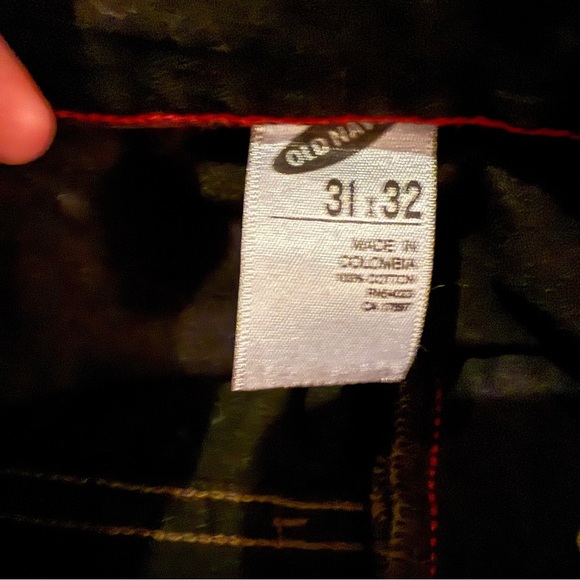 Old Navy Men's Dark Wash Mid Rise‎ Straight Leg Jeans Sz 31 x 32 - Picture 7 of 12